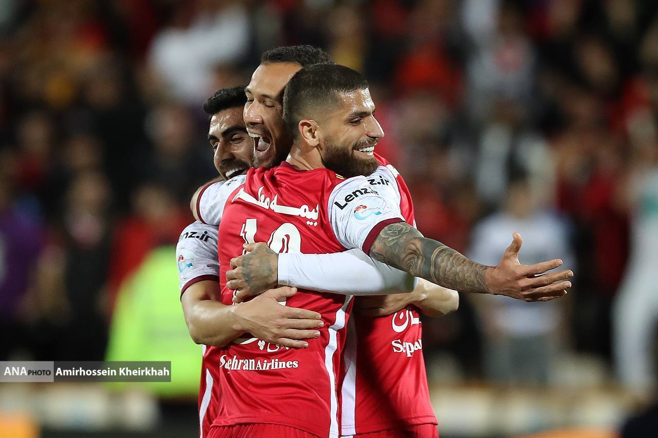 گزارش تصویری از بُرد پرسپولیس مقابل ملوان