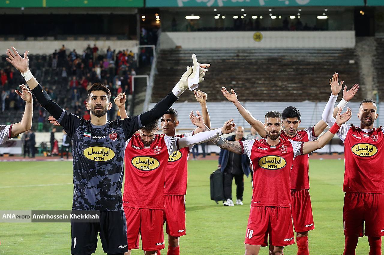 گزارش تصویری از بُرد پرسپولیس مقابل ملوان