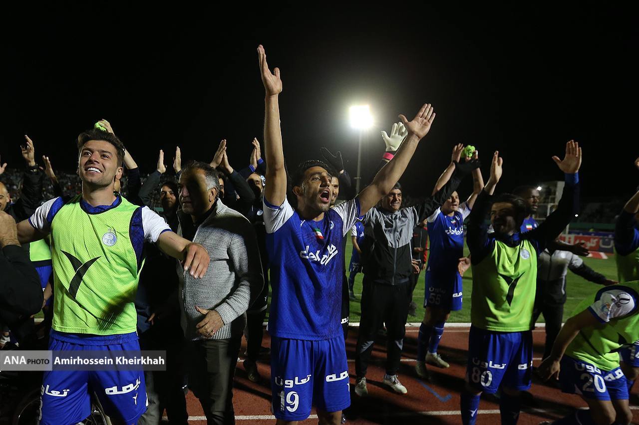 از تشویق ایسلندی بازیکنان تا خوشحالی عجیب حسینی و ساپینتو+ تصاویر