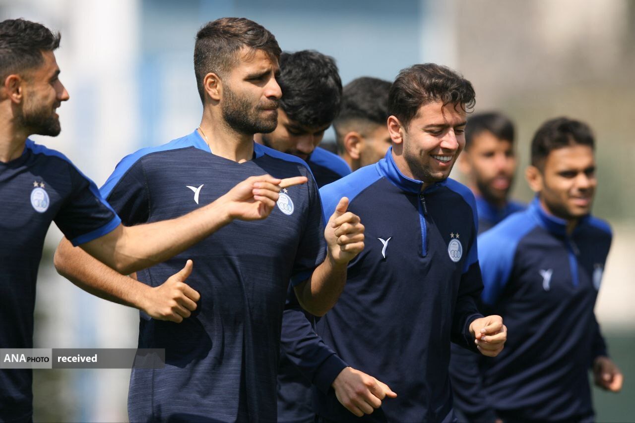 تصاویری از اولین تمرین استقلال در سال جدید با حضور ساپینتو