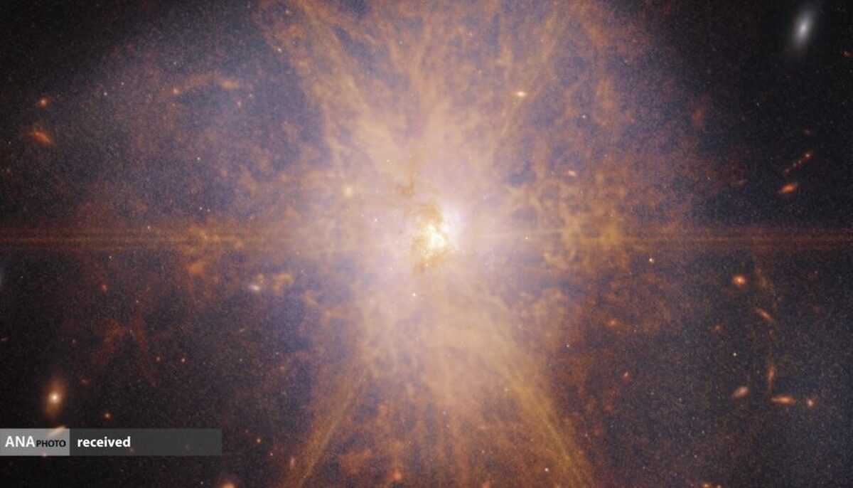 تصویری خیره‌کننده از برخورد ۲ کهکشان ثبت شد