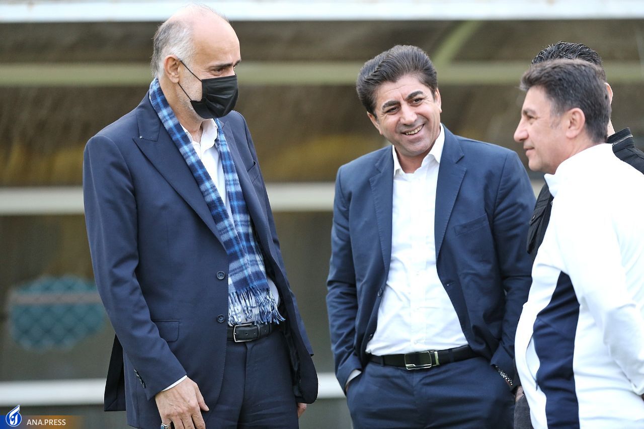 حضور اعضای هیات رئیسه و تمرین اختصاصی جهانبخش در روزی که قلعه نویی فقط خندید+تصاویر