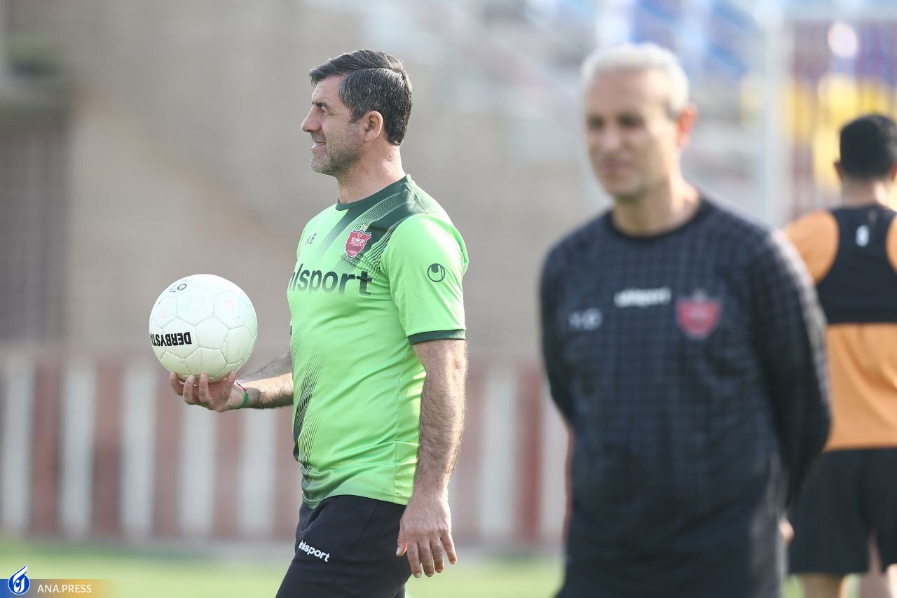 برگزاری تمرین یک ساعته پرسپولیس در غیاب ملی پوشان و پیروانی+عکس