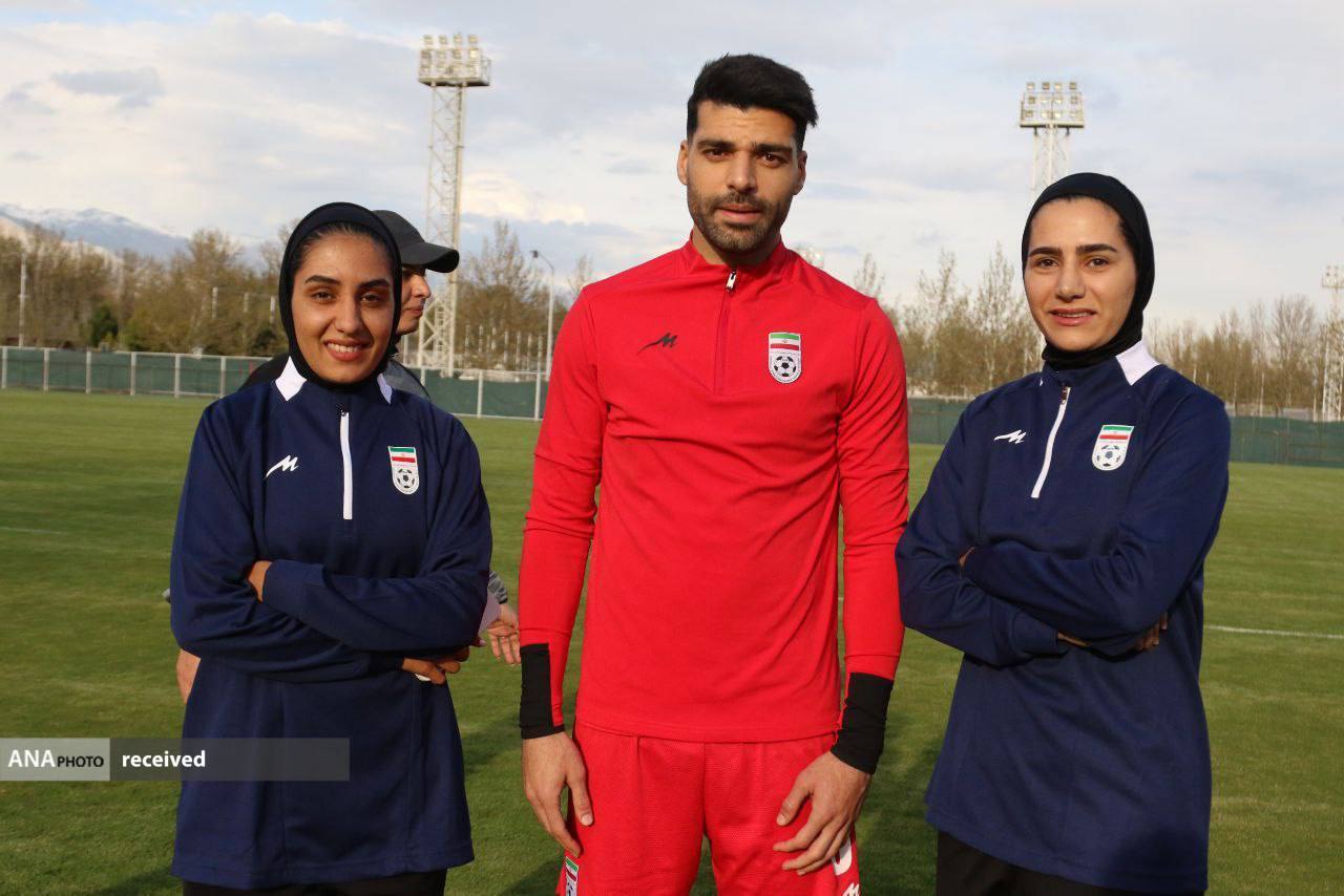 اعضای تیم ملی بانوان میهمان شاگردان قلعه نویی شدند+تصاویر