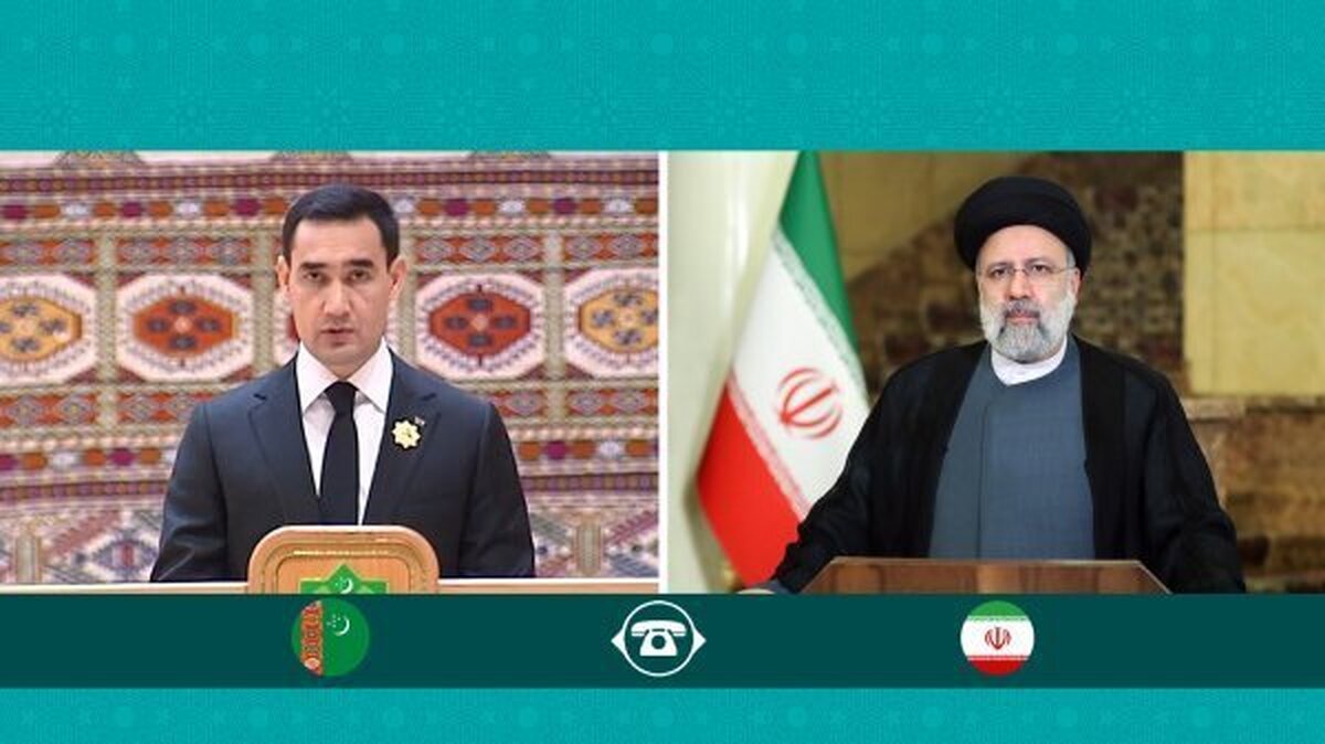 گفت‌وگوی تلفنی رئیس جمهور ترکمنستان با رئیسی در پی حادثه تروریستی کرمان