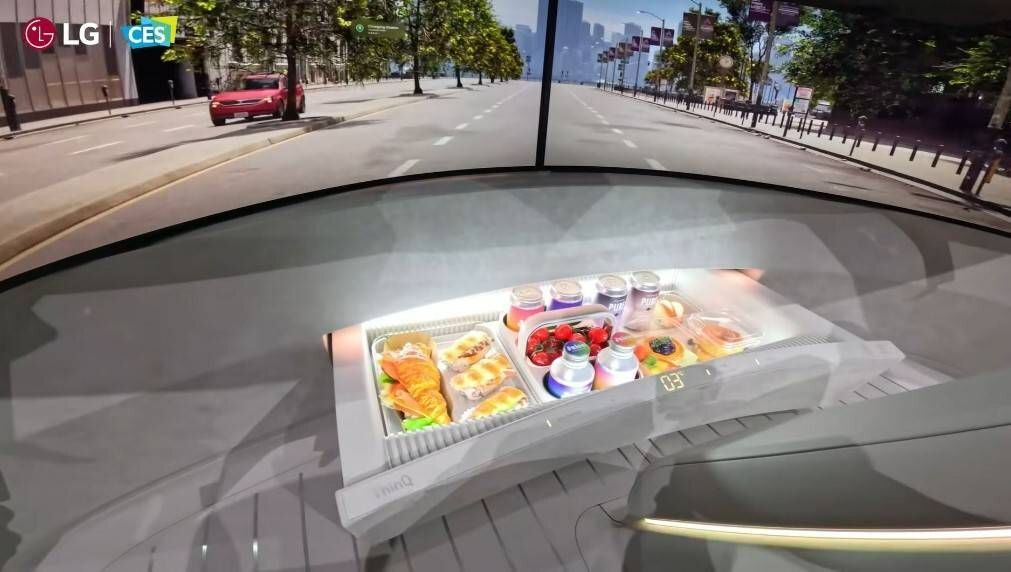 خودروی خودران مجهز به پیشخدمت و نظافتچی طراحی شد