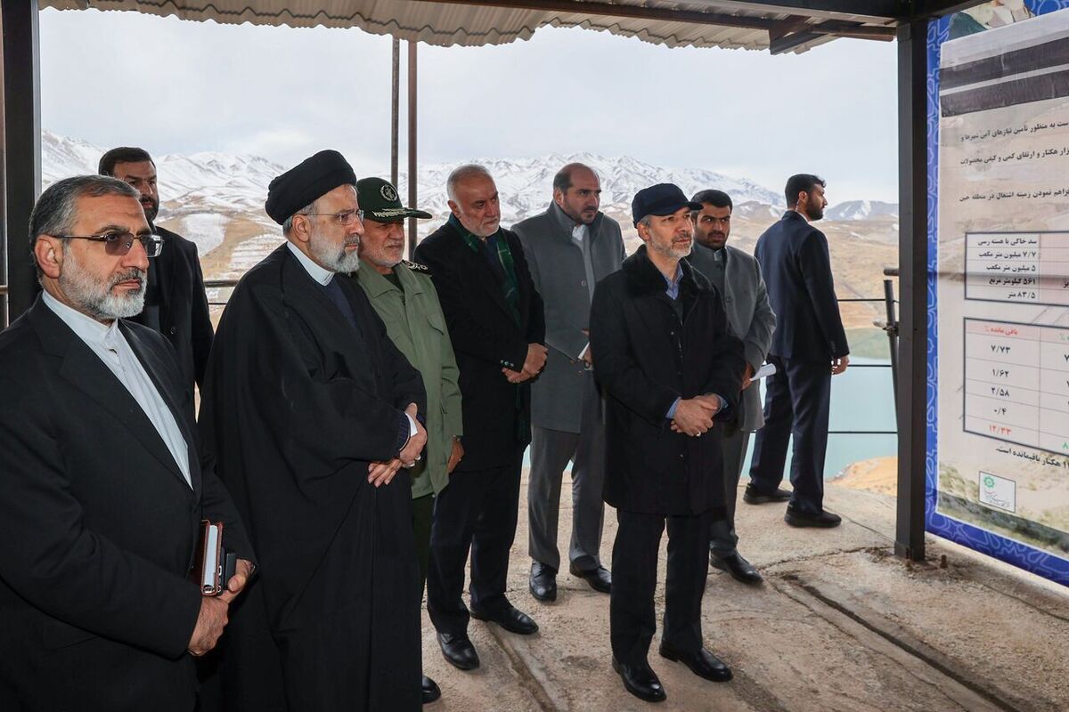 رئیس جمهوری از سد نم‌رود بازدید کرد