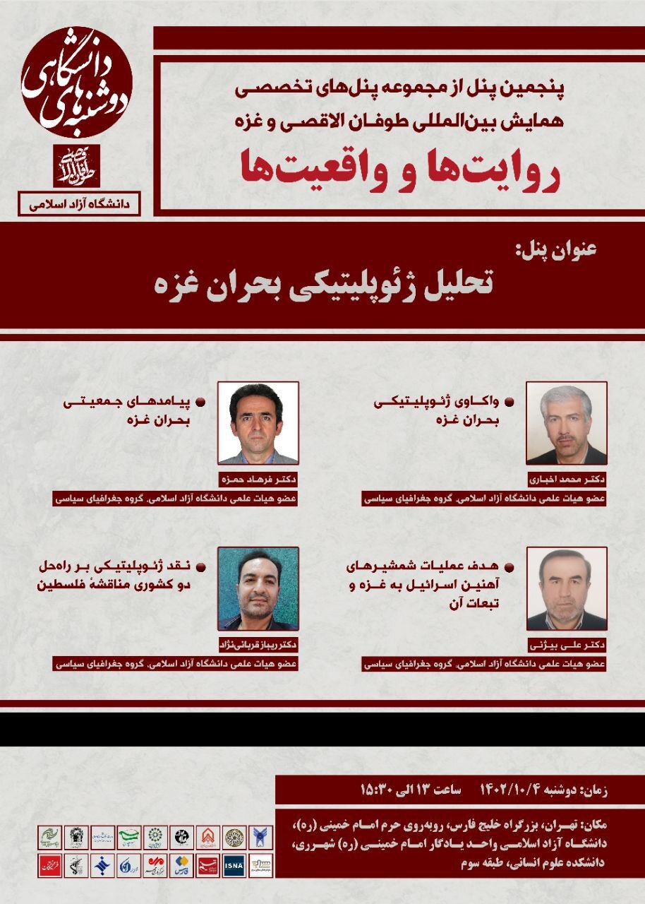 تحلیل ژئوپلیتیکی بحران غزه تحلیل ژئوپلیتیکی بحران غزه