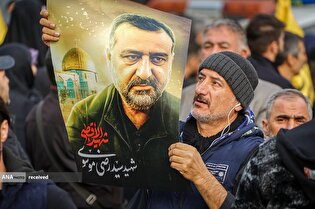 مراسم تشییع پیکر شهید سیدرضی‌موسوی در تهران