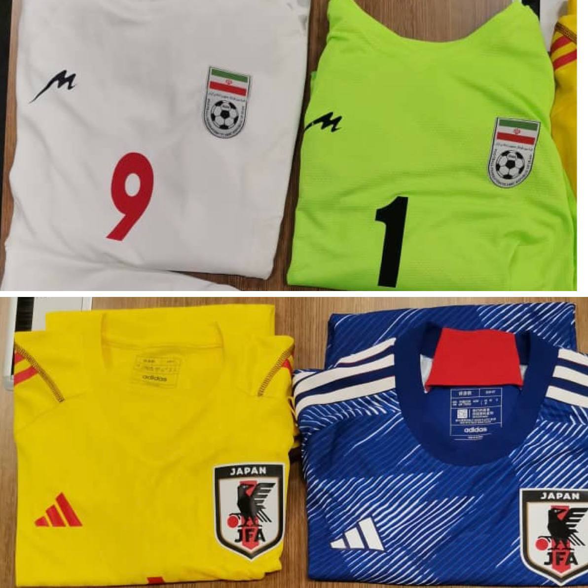 رونمایی از رنگ پیراهن ایران و ژاپن+عکس