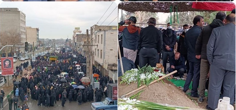 پیکر شهید مدافع حرم «حسین محمدی» در گلزار شهدای یافتآباد آرمید + عکس پیکر شهید مدافع حرم «حسین محمدی» در گلزار شهدای یافتآباد آرمید + عکس