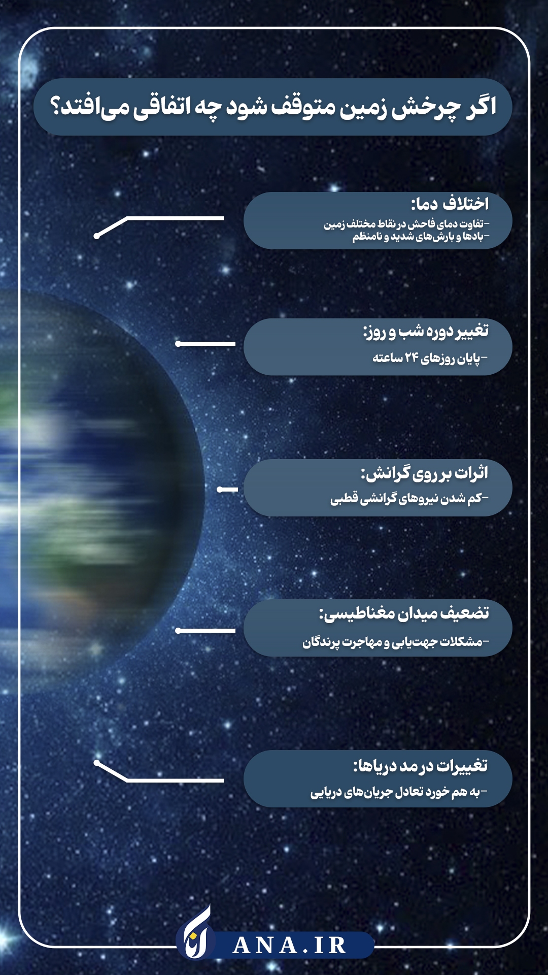 اگر چرخش زمین متوقف نشود اگر چرخش زمین متوقف نشود