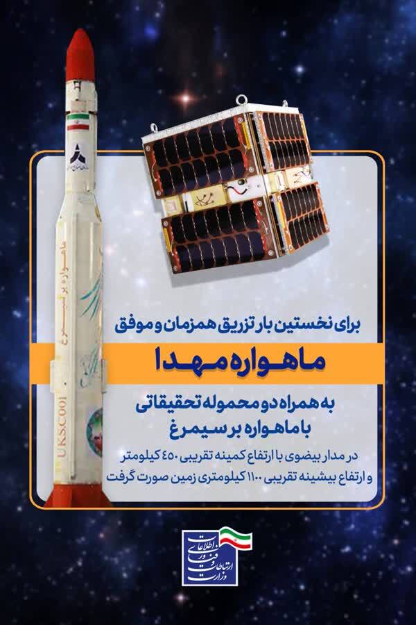 یازدهمین پرتاب ماهواره با موفقیت انجام شد یازدهمین پرتاب ماهواره با موفقیت انجام شد