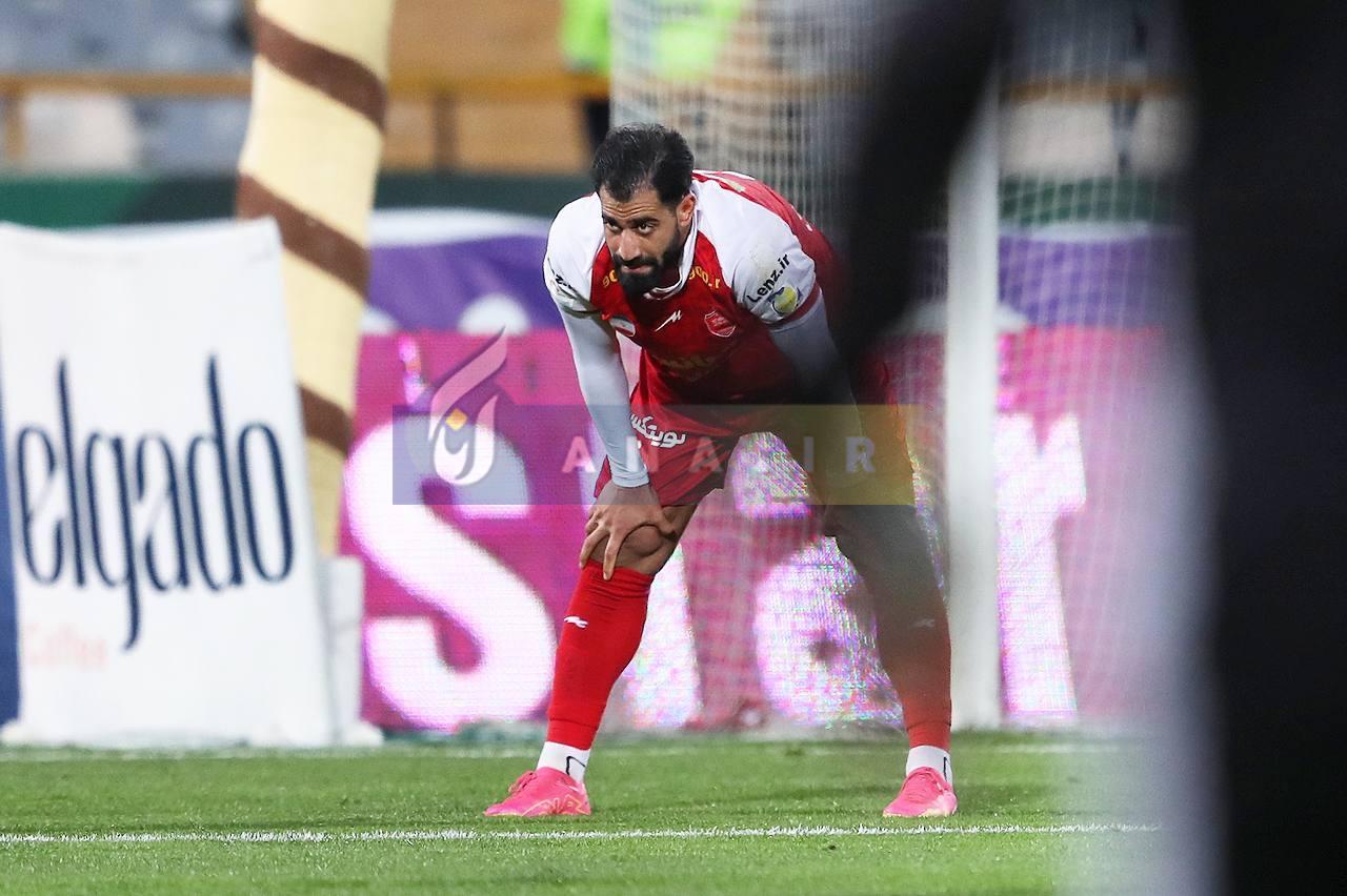 عصبانیت شدید کنعانی‌زادگان به خاطر از دست دادن دربی+ تصاویر