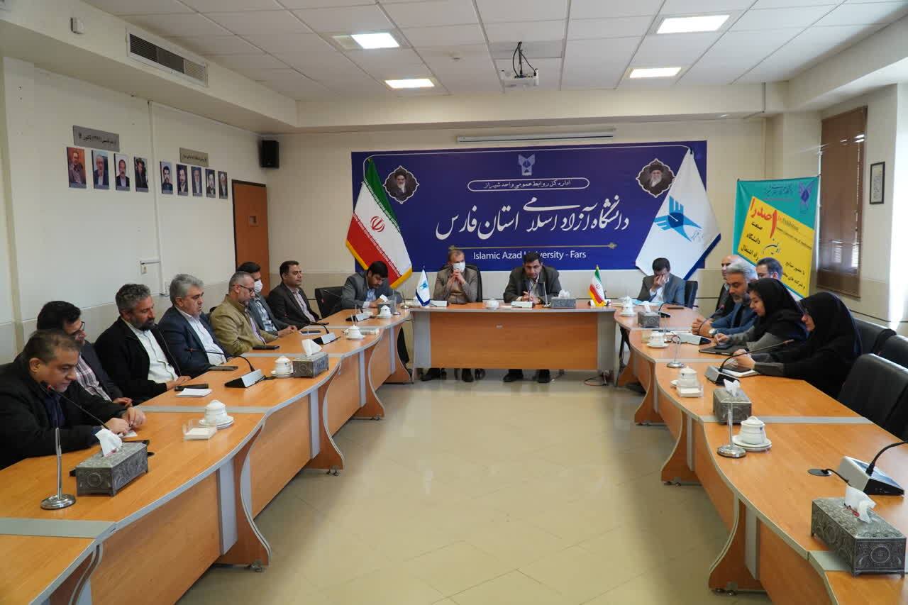 امضای تفاهم‌نامه دانشگاه آزاد شیراز و شهرداری صدرا