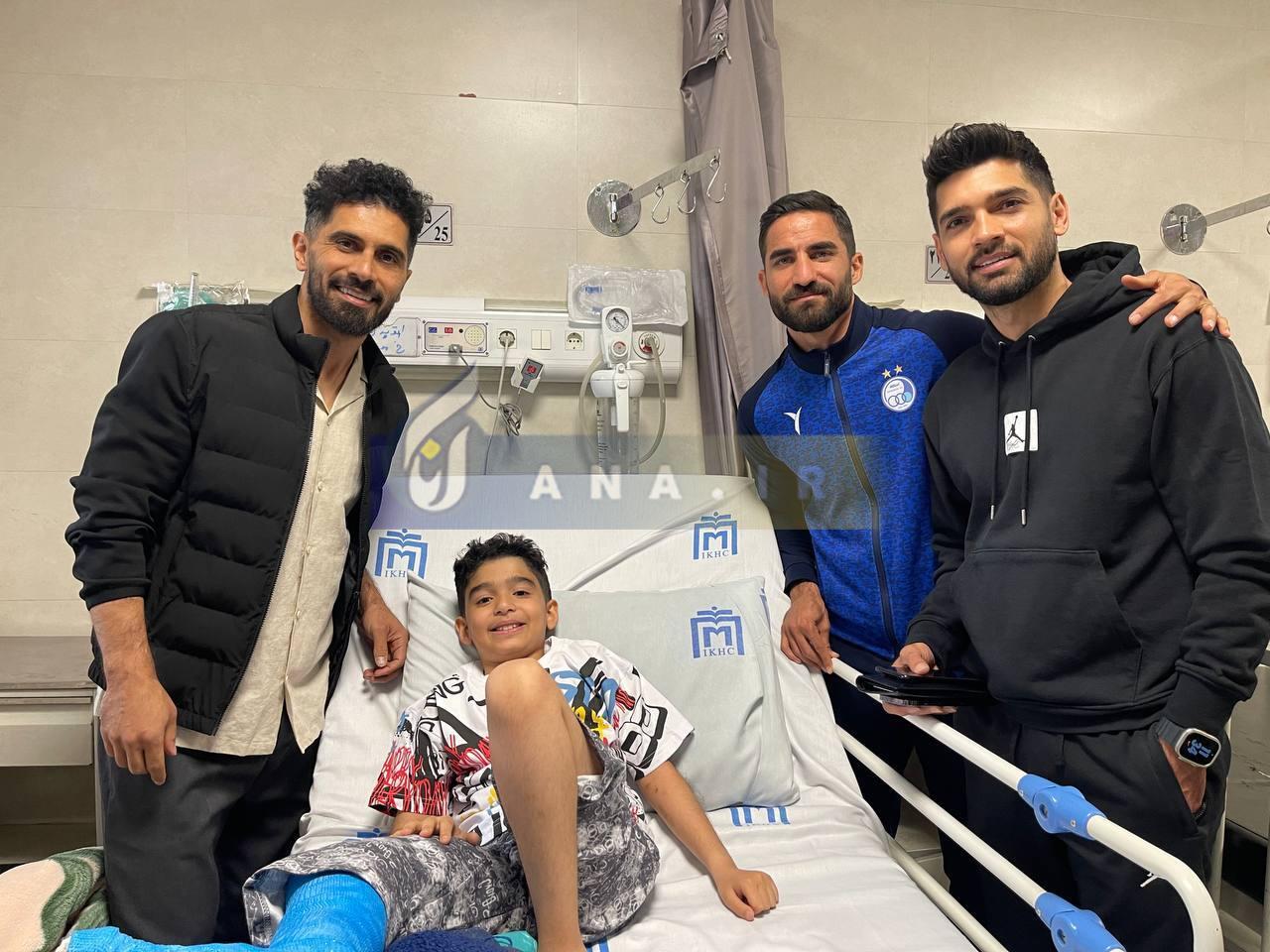 عالیشاه هم به عیادت کودکان سرطانی شتافت+تصاویر