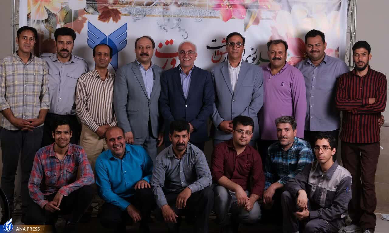 تجلیل از معلمان و استادان در واحدهای دانشگاه آزاد