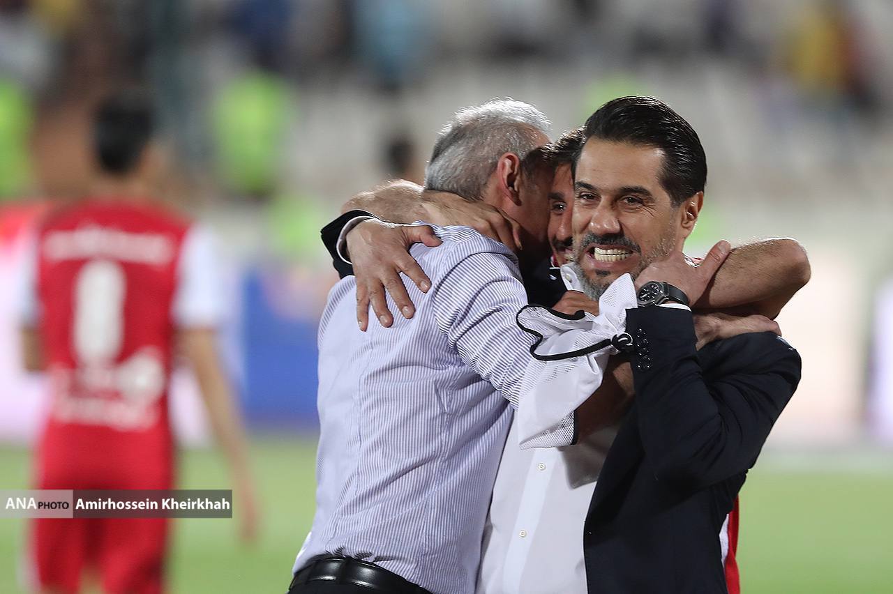 شادی سرخ‌پوشان در ورزشگاه آزادی پس از پیروزی برابر پیکان+ تصاویر