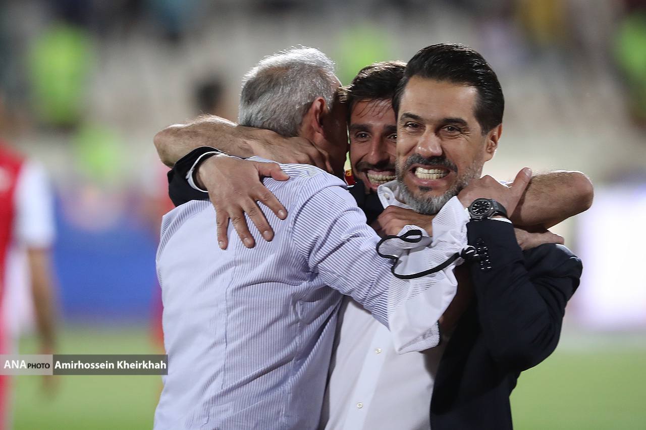 شادی سرخ‌پوشان در ورزشگاه آزادی پس از پیروزی برابر پیکان+ تصاویر