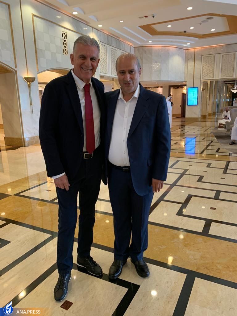 دیدار صمیمی تاج و کی روش در دوحه