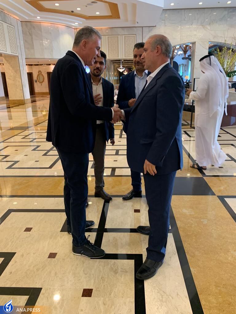 دیدار صمیمی تاج و کی روش در دوحه