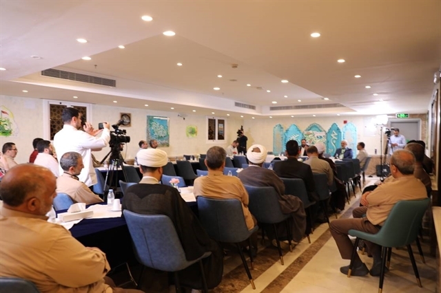 مراسم میلاد امام هشتم در ستاد مدینه منوره برگزار شد+ تصاویر