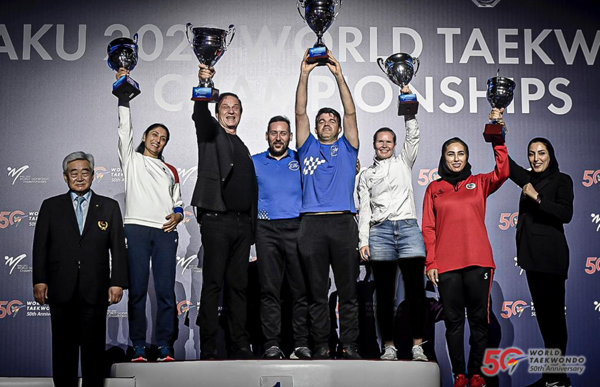 ششمی تیم تکواندو ایران در مسابقات جهانی