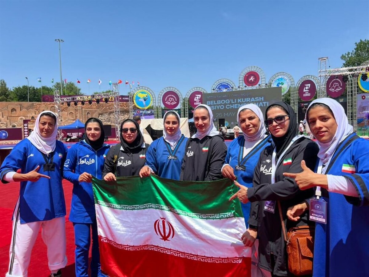 دختران کشتی‌گیر ایران بدون مدال طلا قهرمان شدند!