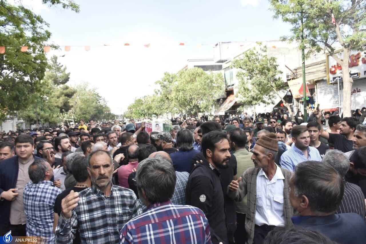 تشییع پیکر شهید حادثه تروریستی سراوان در قوچان