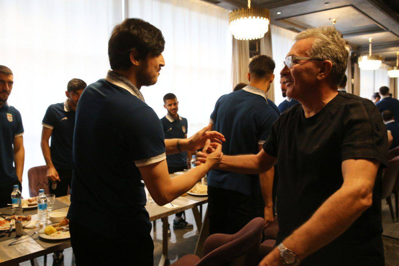 حضور برانکو در اردوی تیم ملی فوتبال/ تجدید خاطره با سرمربی سابق تیم ملی+تصاویر