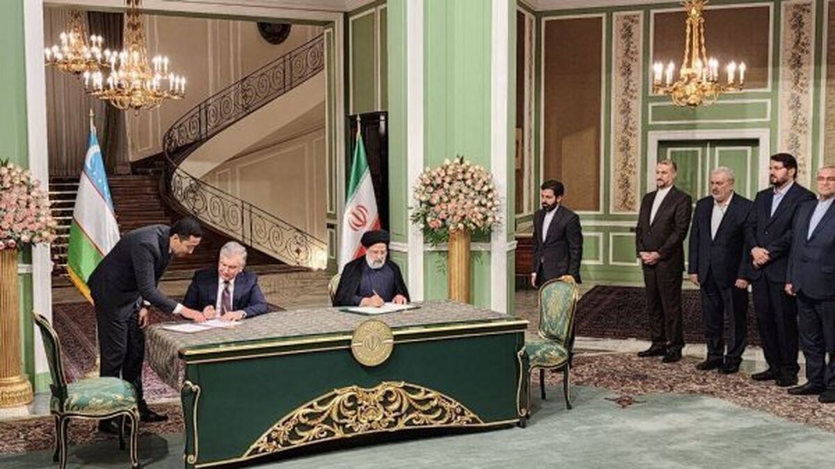 اسناد همکاری بین ایران و ازبکستان امضا شد