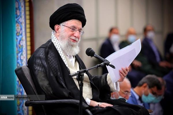 قرائت خطبه عقد خواهر شهید مدافع حرم «مجیدقربانخانی» توسط رهبر انقلاب