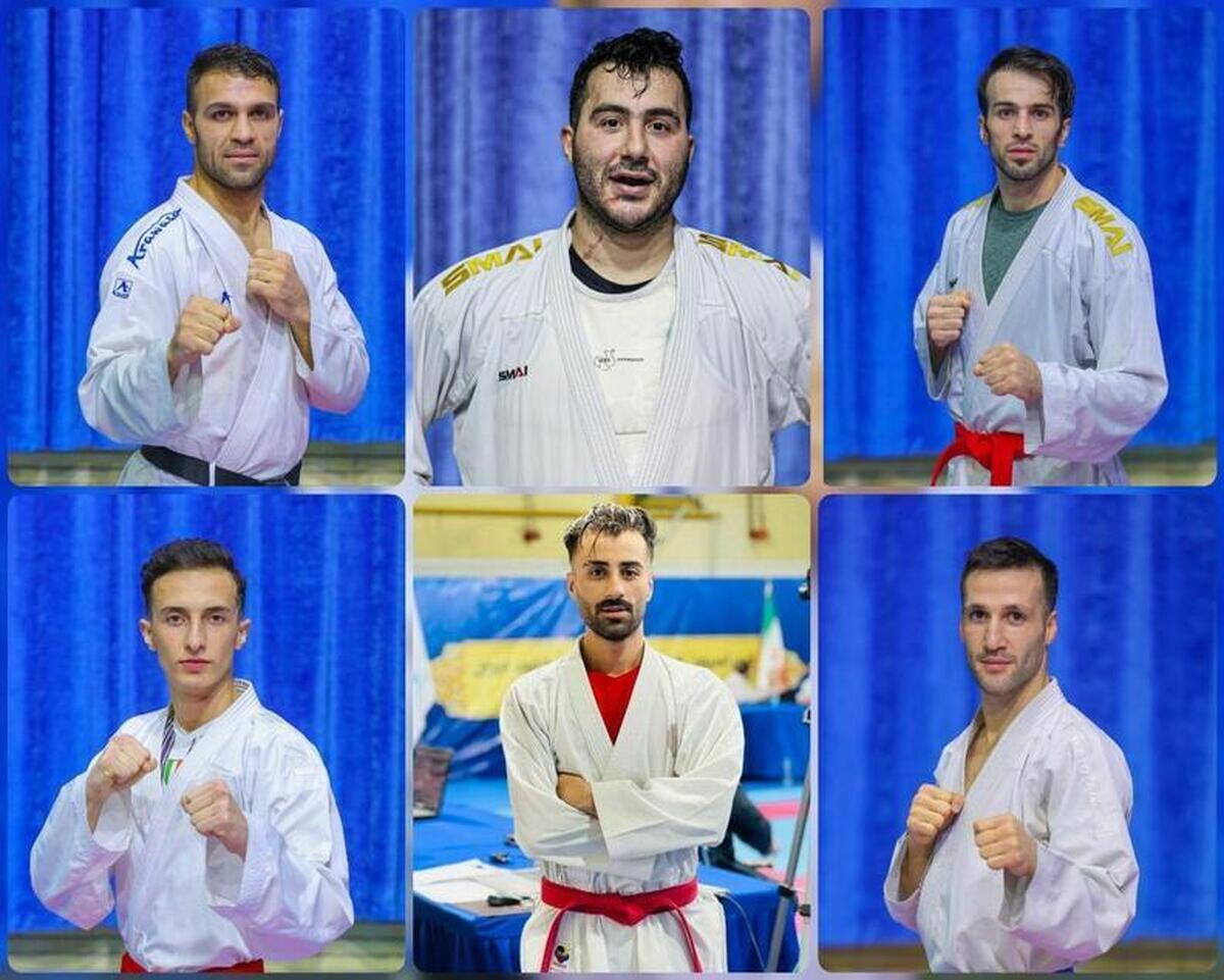 ترکیب تیم ملی کاراته مردان در قهرمانی آسیا مشخص شد