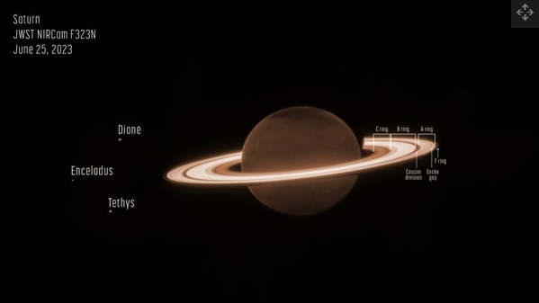 تصویری خیره کننده از زحل منتشر شد تصویری خیره کننده از زحل منتشر شد