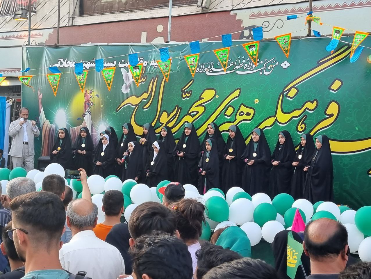 جشنی خانوادگی به طول ۱۰ کیلومتر در عید غدیر +عکس