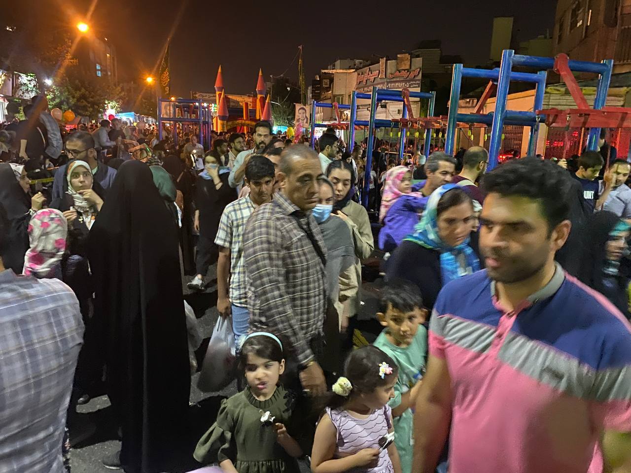 جشنی خانوادگی به طول ۱۰ کیلومتر در عید غدیر +عکس