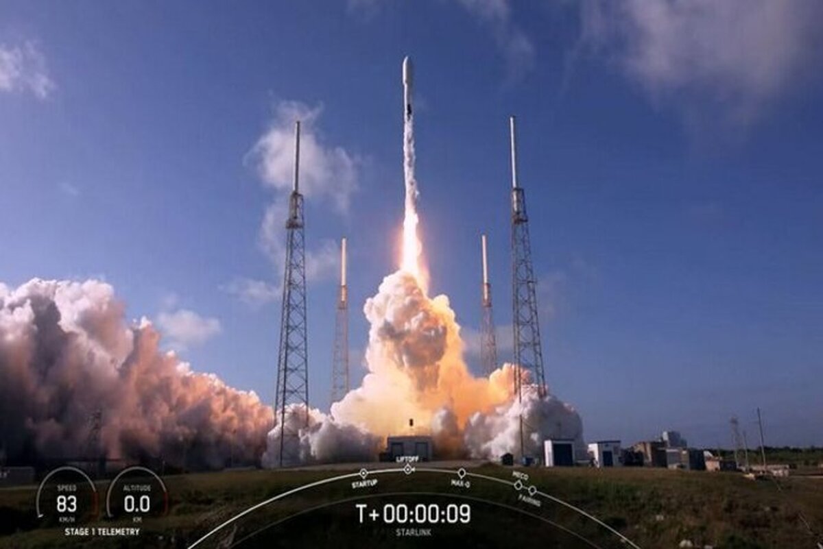 اسپیس‌ایکس ۴۸ ماهواره اینترنتی استارلینک را به مدار پرتاب کرد