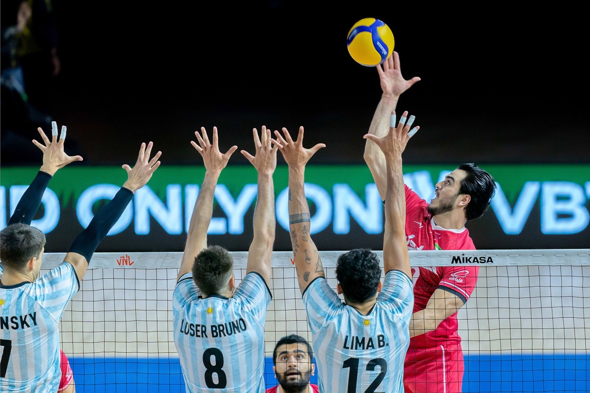شریفی امتیازآورترین بازیکن ایران در دیدار با آرژانتین لقب گرفت