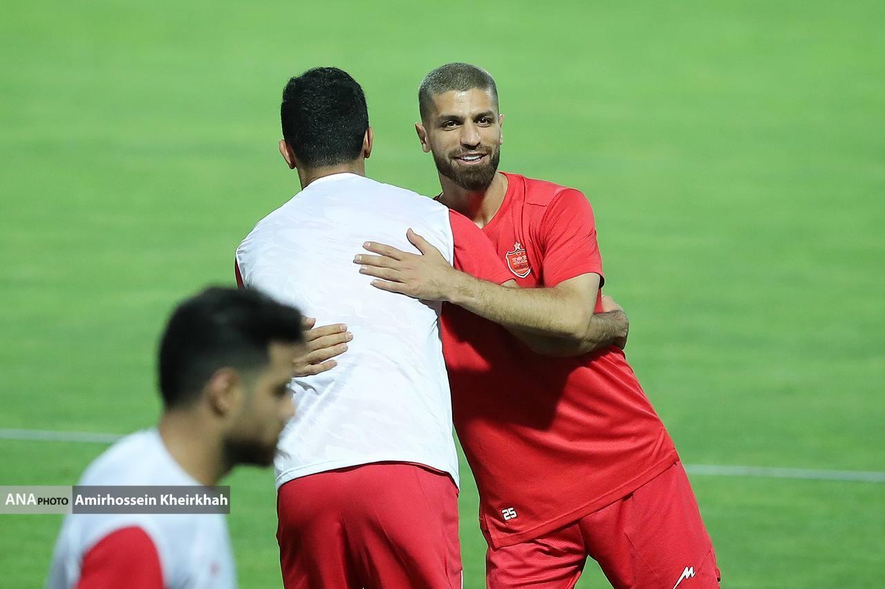 از گفت‌وگوی جالب گل‌محمدی با بیرانوند تا شوخی با سرلک در گزارش تصویری تمرین پرسپولیس