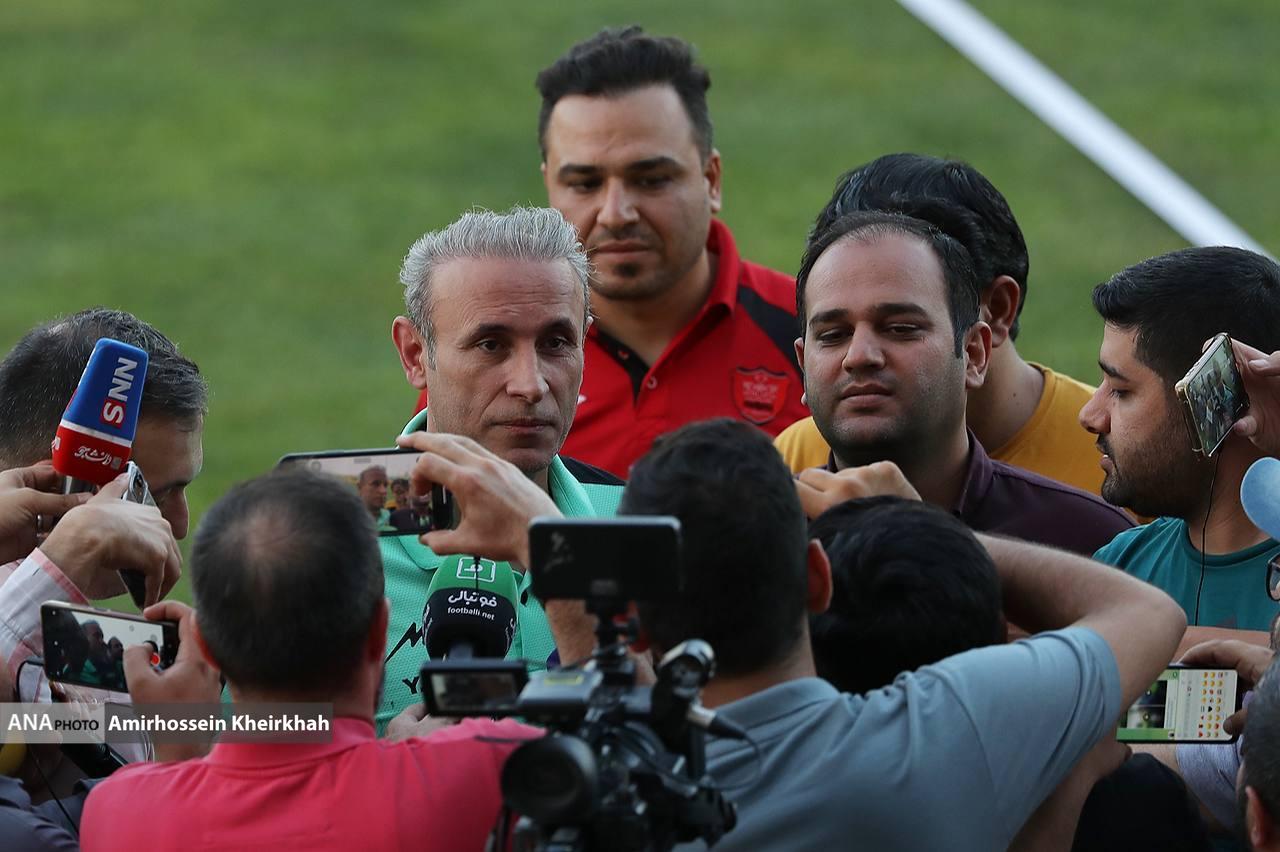 از گفت‌وگوی جالب گل‌محمدی با بیرانوند تا شوخی با سرلک در گزارش تصویری تمرین پرسپولیس