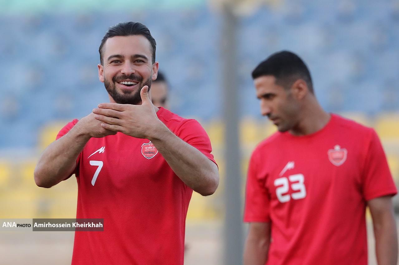 از گفت‌وگوی جالب گل‌محمدی با بیرانوند تا شوخی با سرلک در گزارش تصویری تمرین پرسپولیس