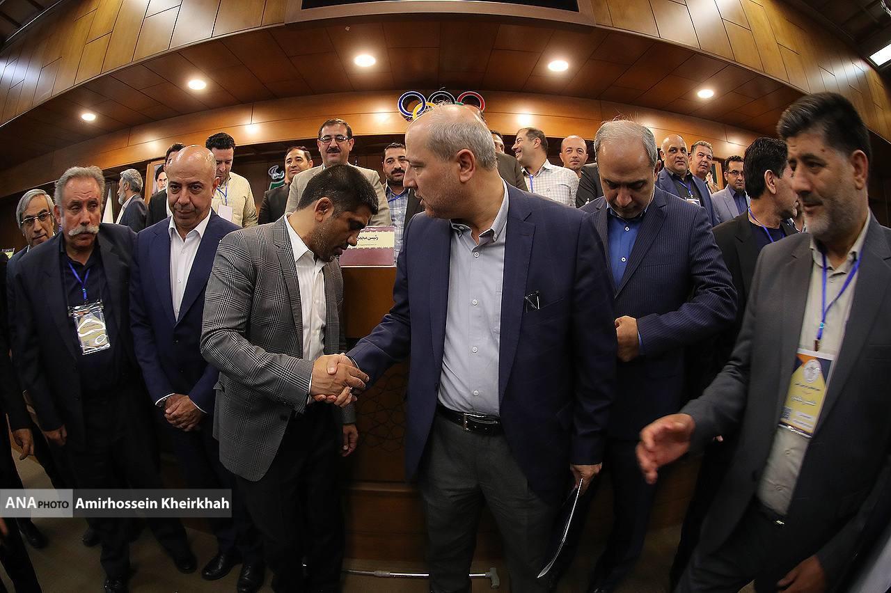 تصاویر انتخابات فدراسیون کشتی و ریاست مجدد دبیر
