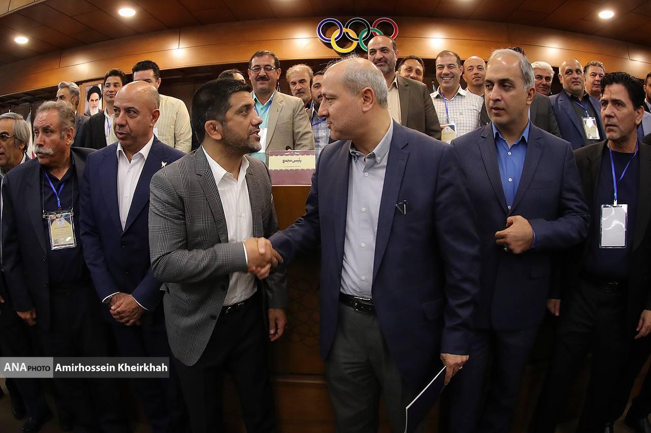 تصاویر انتخابات فدراسیون کشتی و ریاست مجدد دبیر