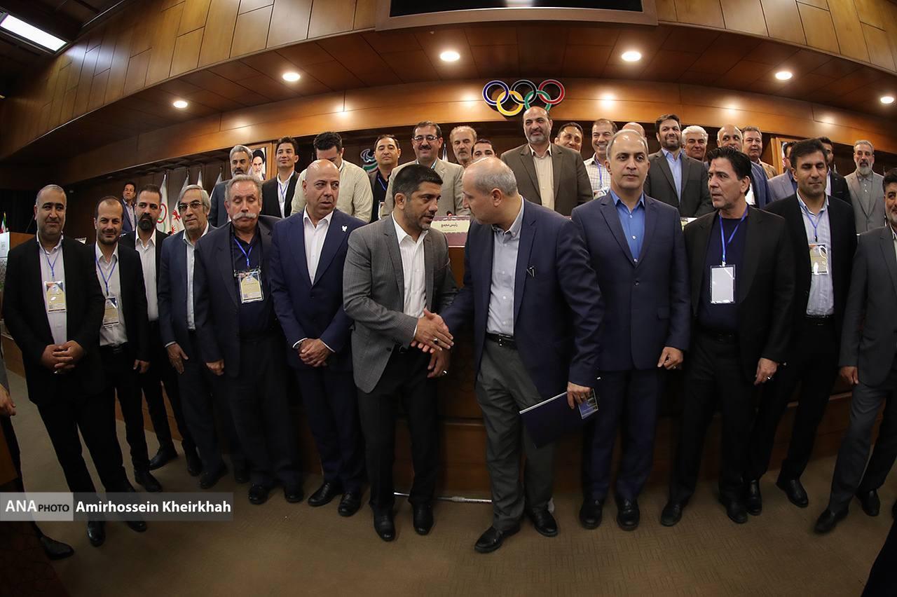 تصاویر انتخابات فدراسیون کشتی و ریاست مجدد دبیر