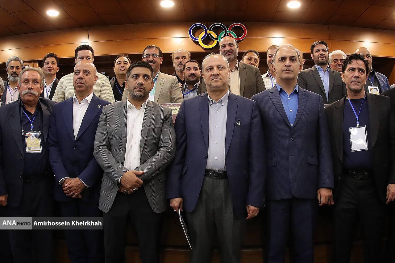 تصاویر انتخابات فدراسیون کشتی و ریاست مجدد دبیر