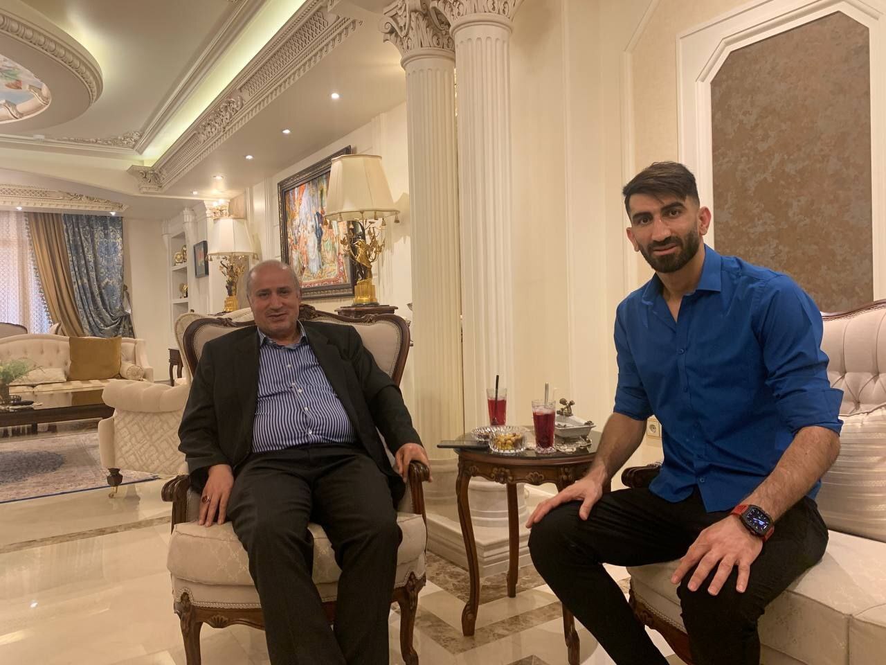 عیادت تاج از بیرانوند+ عکس عیادت تاج از بیرانوند+ عکس