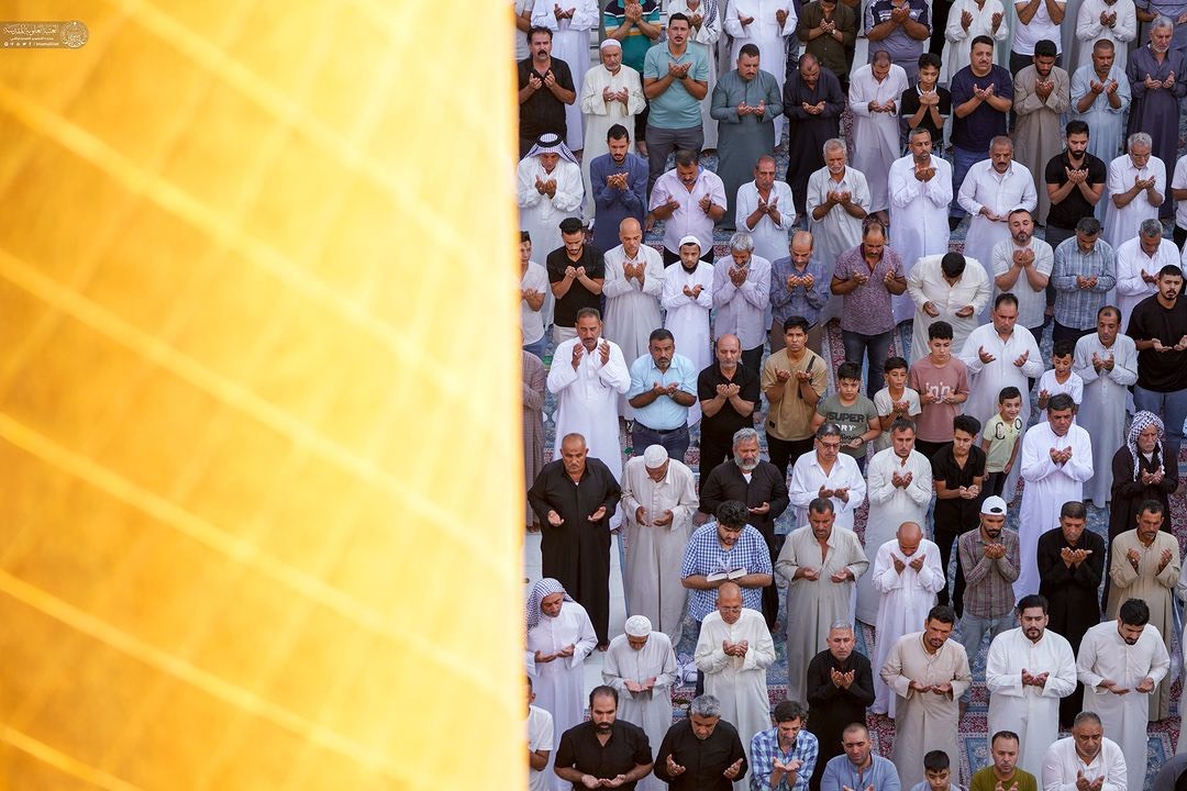 نماز عید قربان در اعتاب مقدسه عراق برگزار شد+ عکس