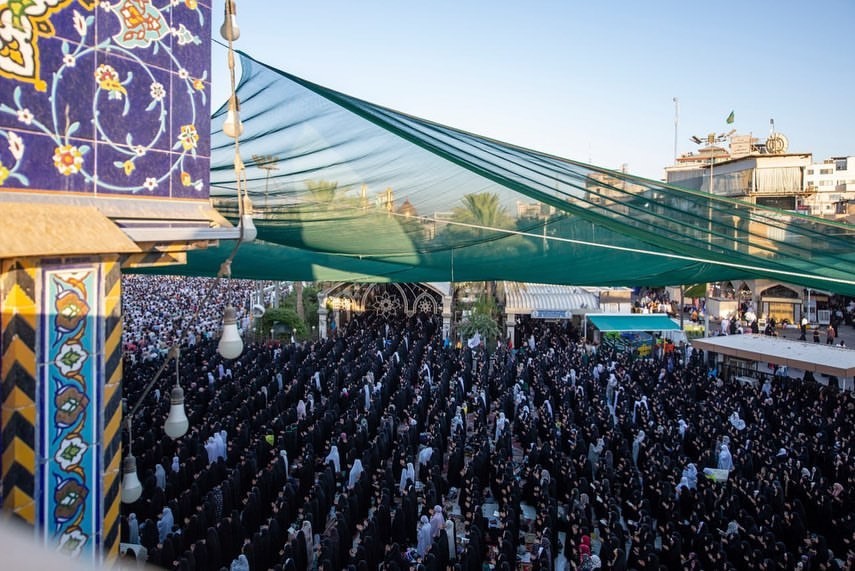 نماز عید قربان در اعتاب مقدسه عراق برگزار شد+ عکس نماز عید قربان در اعتاب مقدسه عراق برگزار شد+ عکس