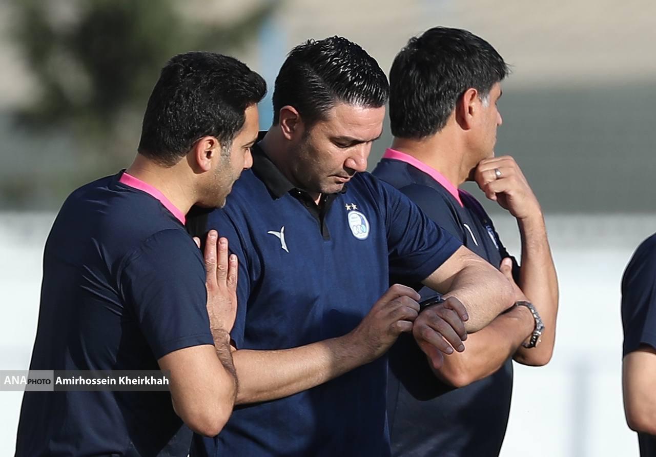 گزارش تصویری از اولین تمرین تیم فوتبال استقلال زیر نظر نکونام