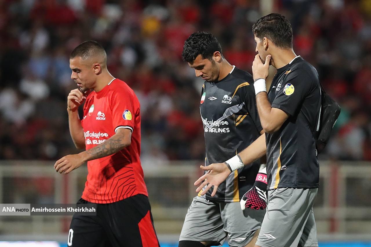 تصاویر گلر تراکتور پس از اشتباه مرگبار